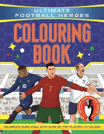 [9781835870402] Ultimate Football Heroes Colouring Book