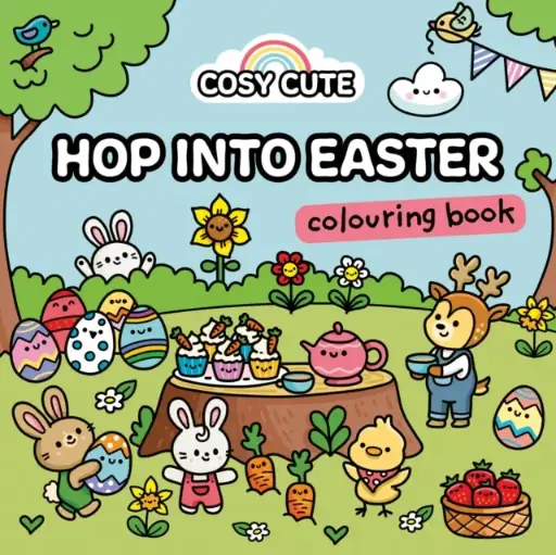 [9780008799571] Cosy Cute Hop into Easter: Colouring Book