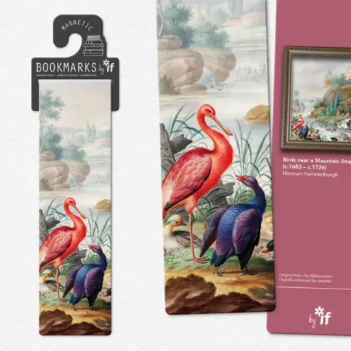 [5035393151010] Classics Magnetic Bookmarks - Birds near a Mountain Stream