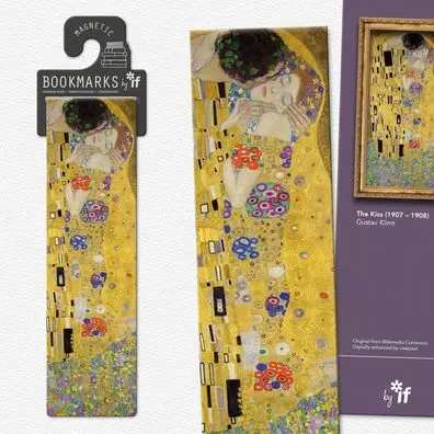 [5035393151089] Classics Magnetic Bookmarks - The Kiss