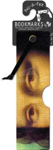[5035393162030] Pull - a - Face Bookmarks - Mona