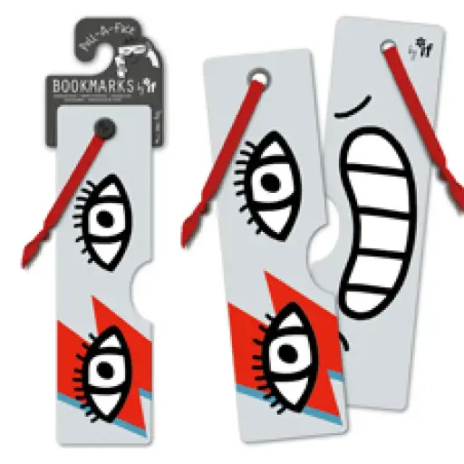 [5035393162122] Pull - a - Face Bookmarks - Ziggy