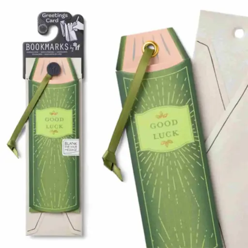 [5035393163020] Greetings Cards Bookmarks - Good Luck