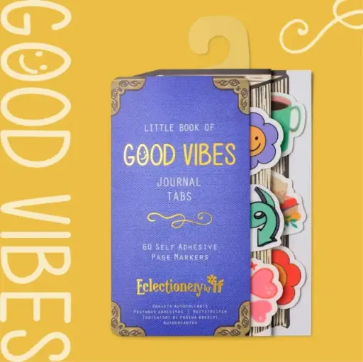 [5035393376031] Eclectionery Journal Tabs - Good Vibes