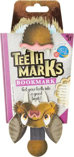 [5035393369019] TeethMarks Bookmarks - Bat