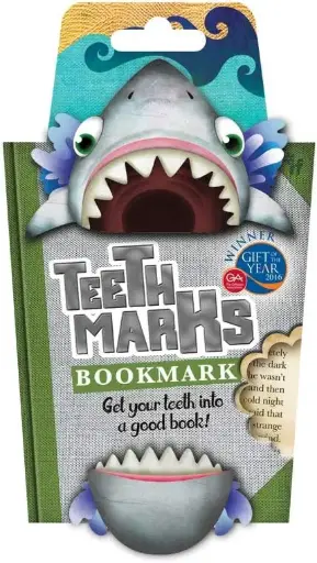 [5035393369040] TeethMarks Bookmarks - Shark