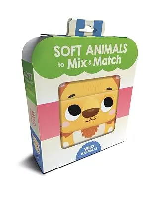 [9789464548570] Soft animals to mix and match-Wild animals