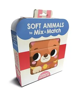 [9789464548600] Soft animals to mix and match - Animals around me