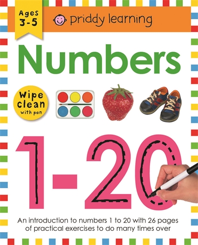 Wipe Clean with Pen: Numbers 1-20