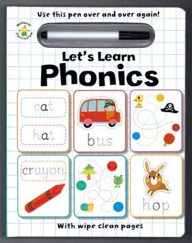 Let's Learn Phonics with Wipe Clean Pages