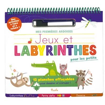 Mes premieres ardoises - jeux et labyrinthes