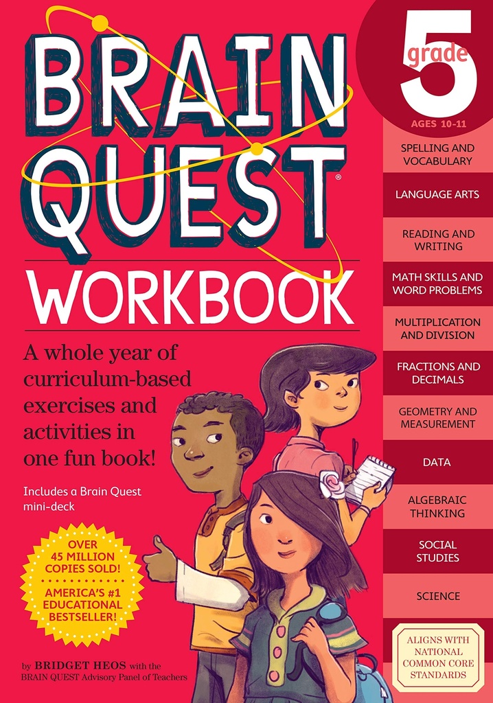 BRAIN QUEST WORKBOOK: GRADE 5
