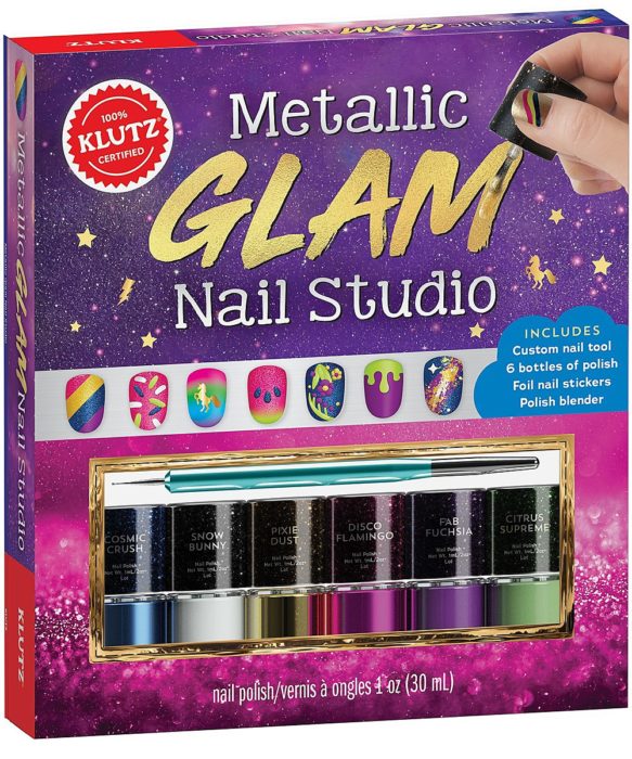 Metallic Glam Nail Studio