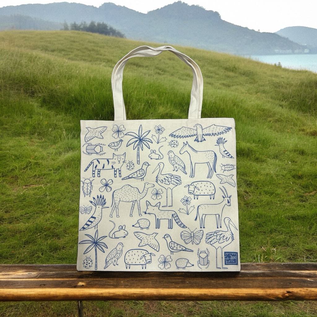Animal Illustration Children's Tote Bag