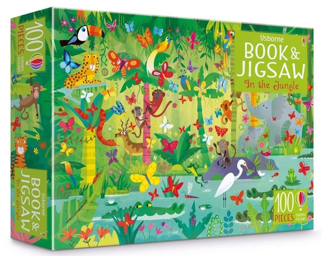 Usborne Book and Jigsaw In the Jungle 