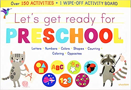  Lets Get ready for Preschool over150 activities+wipe off board
