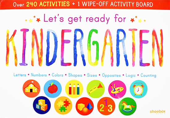 Lets get ready for Kindergarten, 240 activities+wipeoff board