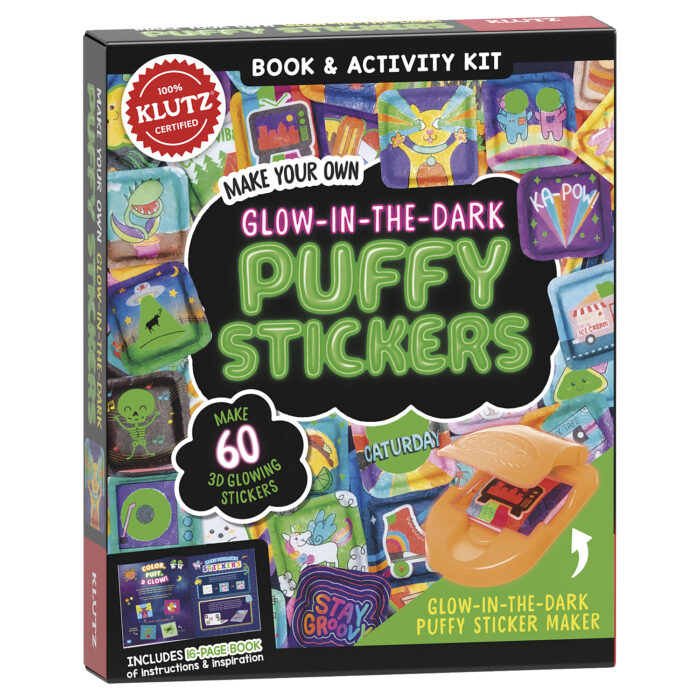 Make Your Own Glow in the Dark Puffy Stickers