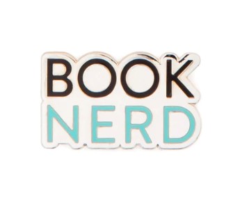 BOOK NERD PIN