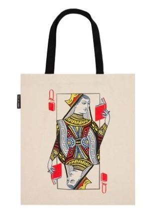 QUEEN OF BOOKS TOTE