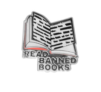 READ BANNED BOOKS PIN