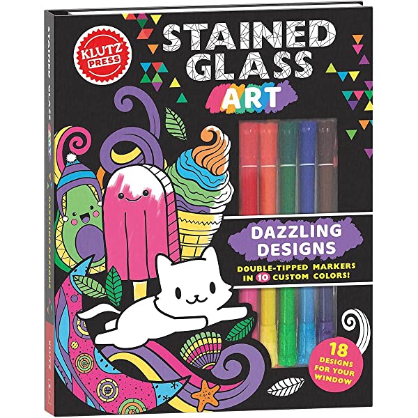 Stained Glass Art Dazzling Designs (Klutz)