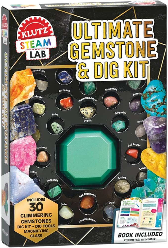 Ultimate GEM Stone & Dig Kit (Klutz: Steam Lab)