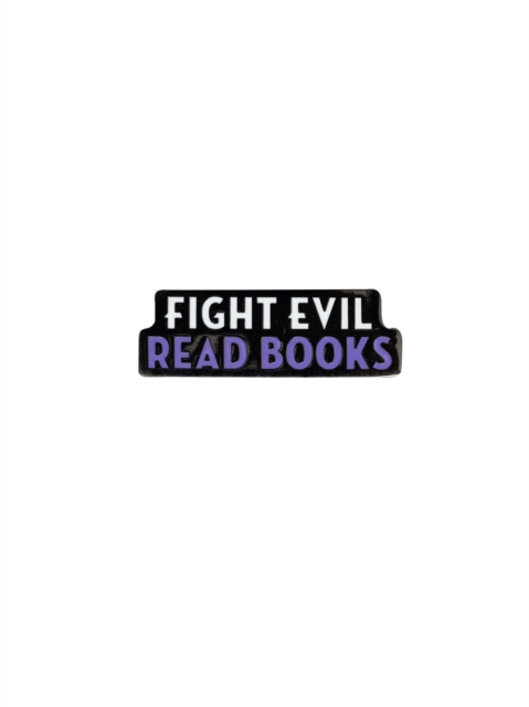FIGHT EVIL (TEXT) PIN