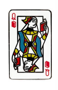 QUEEN OF BOOKS PIN