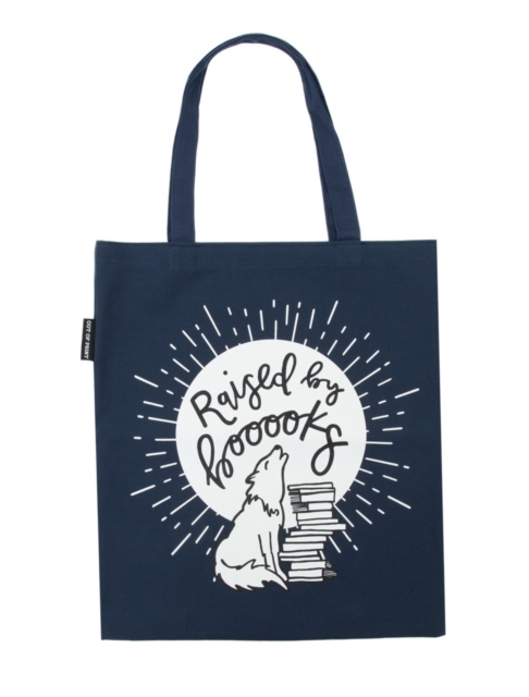 RAISED BY BOOKS TOTE