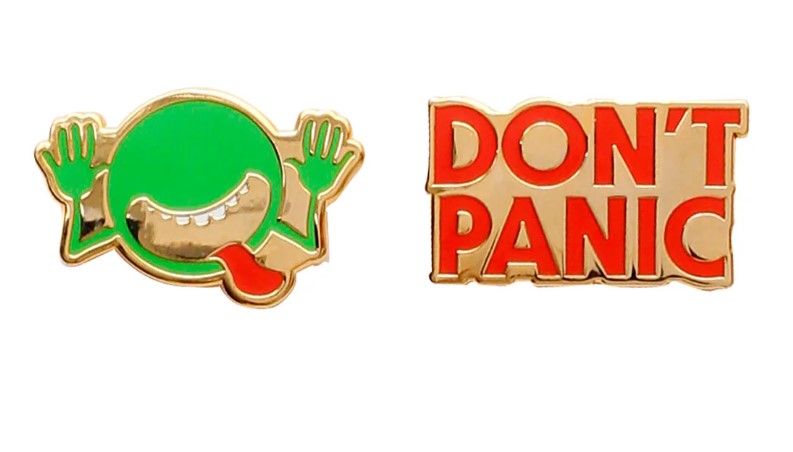 THE HITCHHIKER'S GUIDE PINS