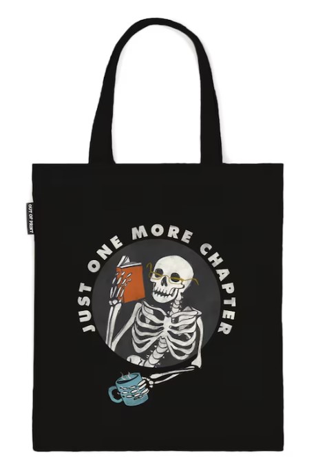 Just One More Chapter tote bag