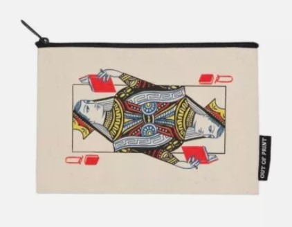 Queen of Books Pouch