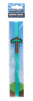 Minecraft: Diamond Pickaxe Enamel Charm Bookmark (Gaming) 