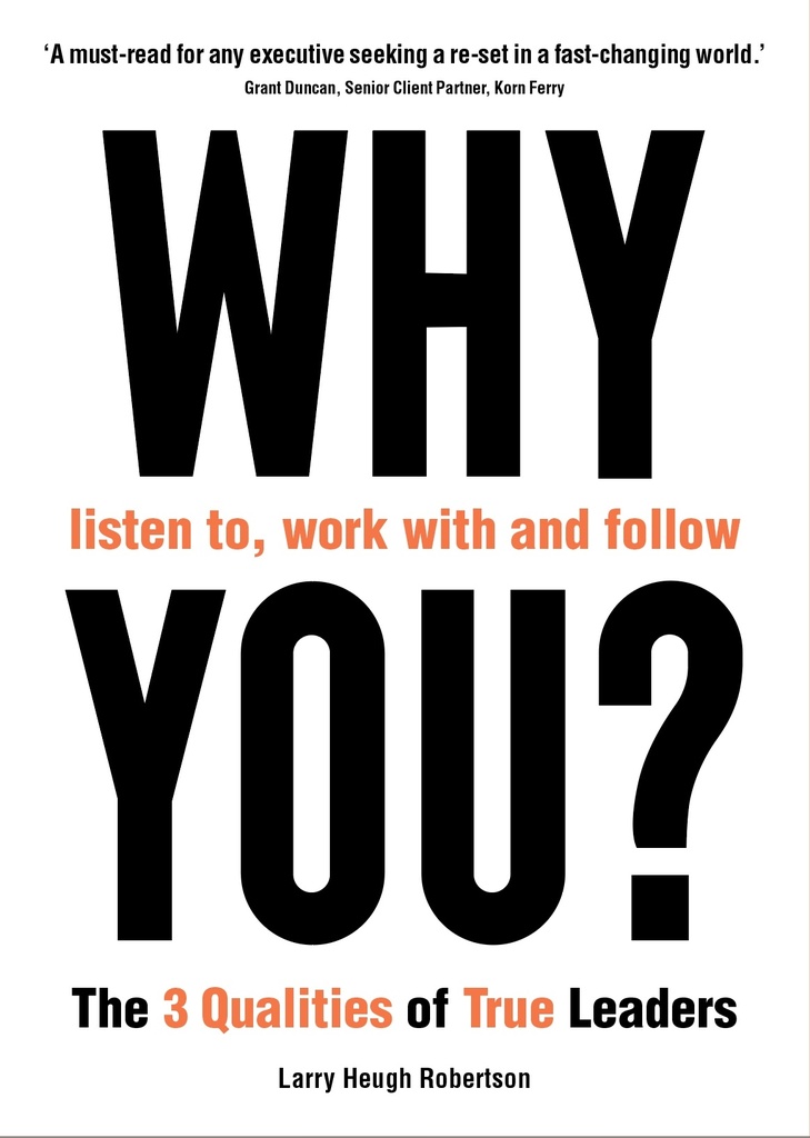 Why listen to, work with and follow you?