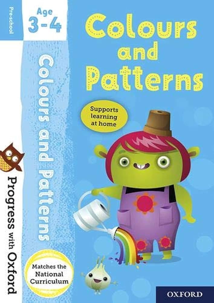 PWO: Colour Pattern Age 3-4 Bk Sticker
