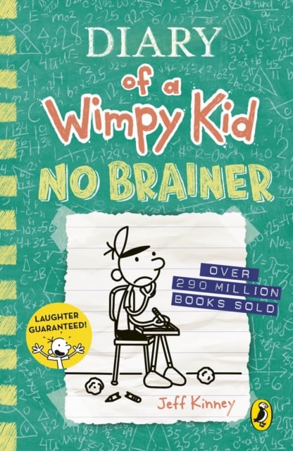 Diary of a Wimpy Kid: No Brainer (Book 18) PB