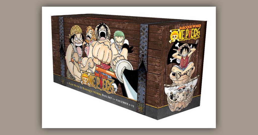 One Piece Box Set 1: East Blue and Baroque Works, Volumes 1-23