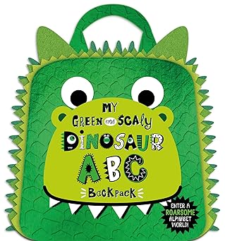 My Green and Scaly Dinosaur ABC Backpack