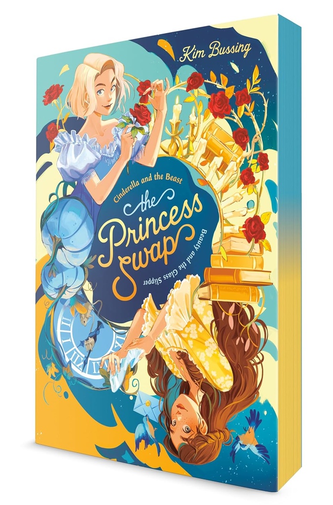 Cinderella and the Beast (or, Beauty and the Glass Slipper) Sprayed Edges
