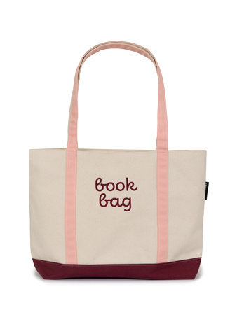 Book Bag Zippered Boat Tote