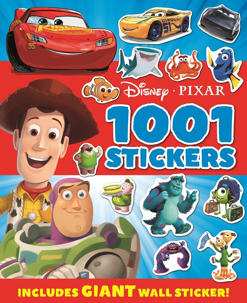 Disney Pixar - Mixed 1001 Stickers