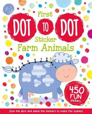 S And A First Sticker Dot To Dot- Farm Animals