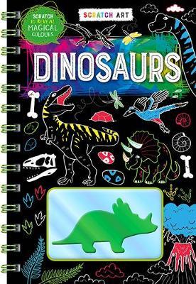 Scratch And Colour - Scratch Art: DINOSAURS