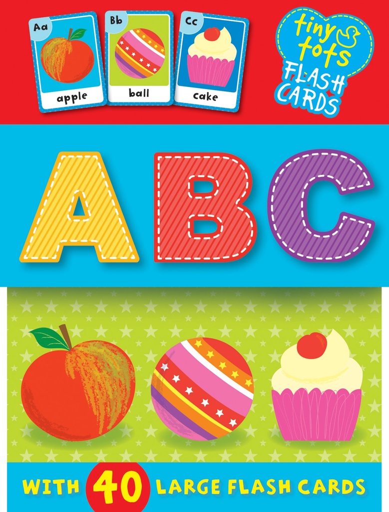 Tiny Tots Flash Cards - A B C