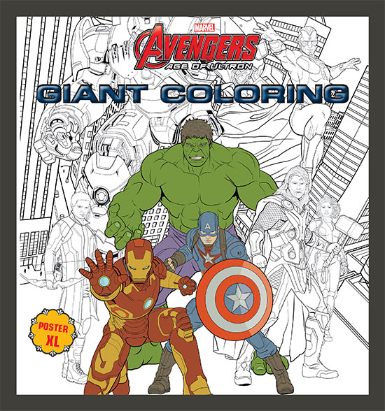Avengers Age of Ultron My Giant Coloring Poster XL