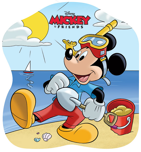 DISNEY MICKEY FRIENDS كتاب يسبح