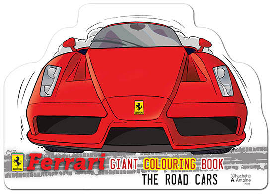 Ferrari Giant Colouring Book Road Cars