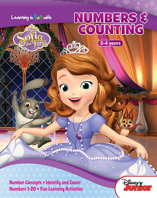 learning is fun with SOFIA NUMBERS AND COUNTING 3-4 YEARS