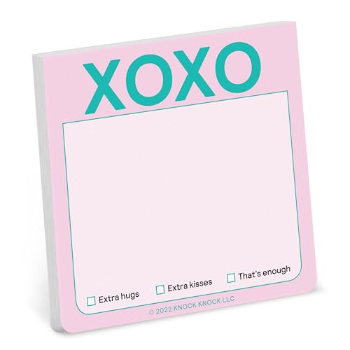 Knock Knock XOXO Sticky Note
